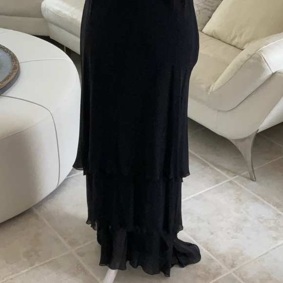 Melinda Eng Black Dress, size 14 - Picture 3 of 9